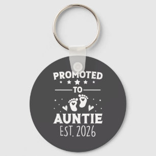 Promoted To Aunt 2026 Auntie To Be 2026 Baby Annou Keychain