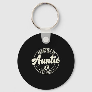 Promoted To Aunt 2026 Pregnancy Announcement Soon Keychain