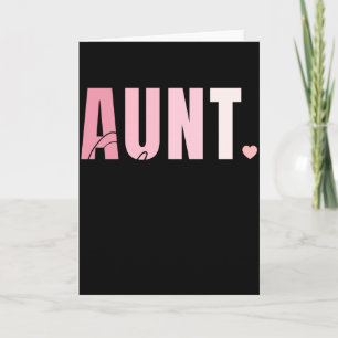 Promoted To Aunt Est 2025 Personalized Cute New T  Card