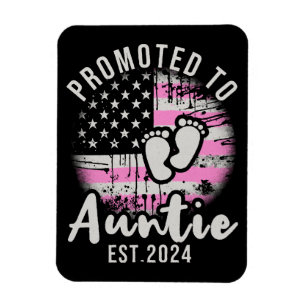 Promoted to Auntie 2024  Magnet