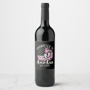 Promoted to Auntie 2024 Wine Label