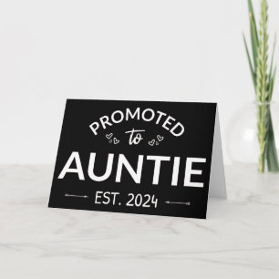 Promoted To Auntie Est. 2024 II Card