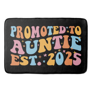 Promoted To Auntie Est. 2025 III Bath Mat