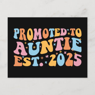 Promoted To Auntie Est. 2025 III Postcard