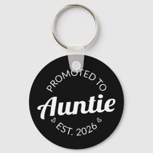 Promoted To Auntie Est. 2026 I Keychain