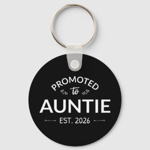 Promoted To Auntie Est. 2026 II Keychain