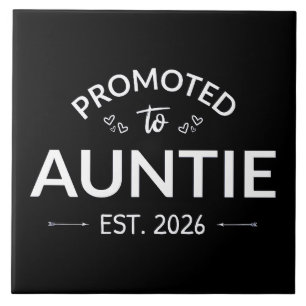 Promoted To Auntie Est. 2026 II Tile