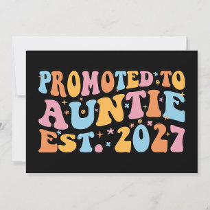 Promoted To Auntie Est 2027 New Aunt