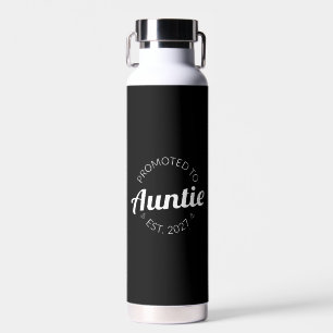 Promoted To Auntie Est 2027 New Aunt I Water Bottle