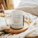 Promoted to Auntie | Personalized Photo Coffee Mug<br><div class="desc">Featuring cute watercolor hands illustration with the established year. "Only the best sisters get promoted to auntie". Upload your own photos and write a custom message. Personalize for your Aunt or Auntie to create a unique gift. A perfect way to show her how amazing she is every day. All colours...</div>