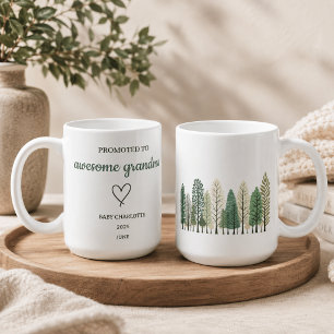 Promoted to Awesome Grandpa Personalized Mug