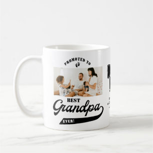 Promoted to Best GrandPa Ever Photo Pregnancy Coffee Mug