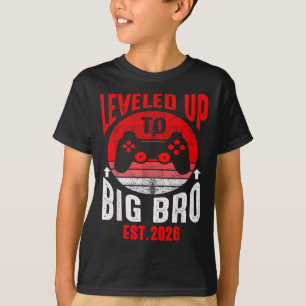 Promoted To Big Bro 2026 Levelled Up To Big Brothe T-Shirt