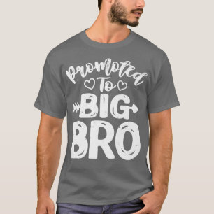 Promoted To Big Bro Gender Reveal Big Brother Sibl T-Shirt