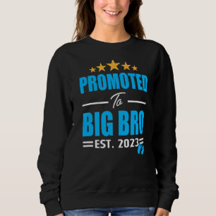Promoted To Big Bro I'm Going To Be A Big Brother Sweatshirt