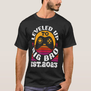 Promoted To Big Bro Vintage Leveled Up To Big Brot T-Shirt