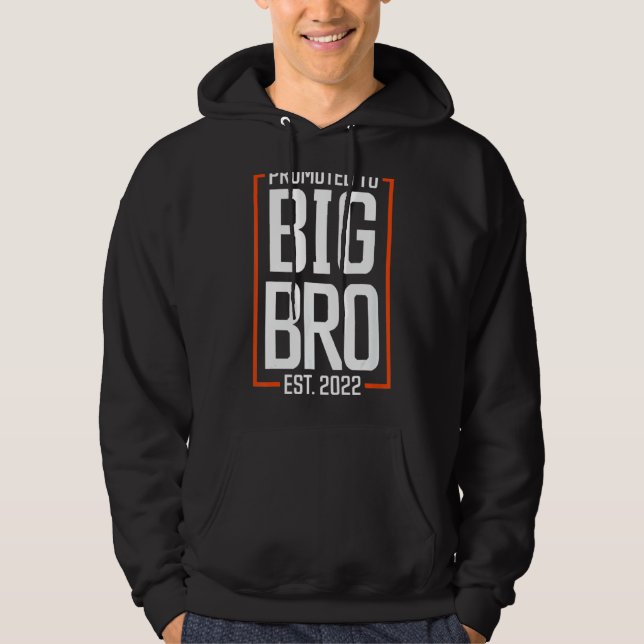 Promoted to Big Brother 2022 Big Bro Soon to be Bi Hoodie (Front)