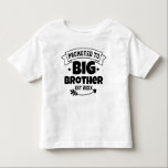 Promoted To Big Brother Awesome Future Presents Toddler T-shirt<br><div class="desc">Promoted To Big Brother Awesome Future Presents</div>