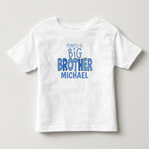 Promoted to Big Brother Boy Cute Modern Toddler T-shirt