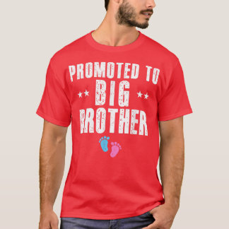 Promoted To Big Brother Est 2022 Gender Reveal Pin T-Shirt