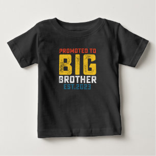Promoted To Big Brother Est 2023 Baby T-Shirt
