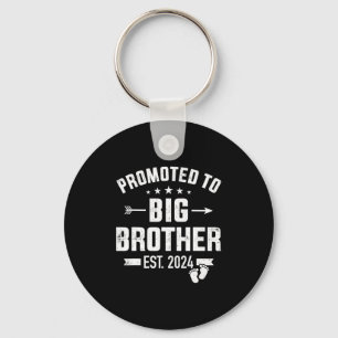 Promoted to big brother est. 2024 keychain