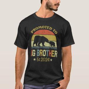 Promoted To Big Brother Est 2024 Pregnancy T-Shirt