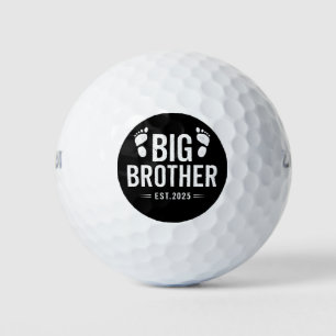 Promoted to Big Brother Est. 2025 Baby Announce Golf Balls