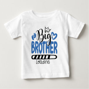 Promoted To Big Brother Loading Funny Big Brother Baby T-Shirt