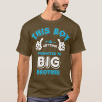 Promoted to Big Brother New Baby Announcement Gift