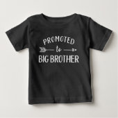 Promoted to Big Brother Pregnancy Announcement Baby T-Shirt (Front)