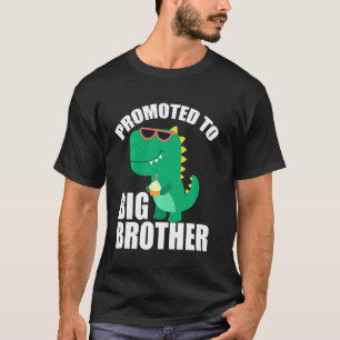 Promoted To Big Brother T Rex For Boys Big Brother T-Shirt