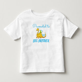 Promoted to big brother toddler t-shirt