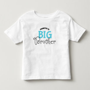 Promoted To Big Brother Typographical Toddler T-shirt