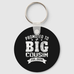 Promoted To Big Cousin 2026 Cool Cousin Baby Annou Keychain