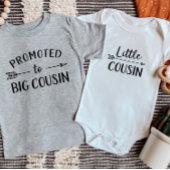 Promoted to Big Cousin Matching Family Baby T-Shirt