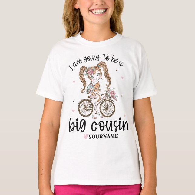 Promoted to Big Cousin Matching Family T-Shirt (Front)