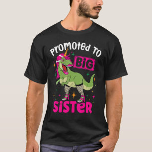Promoted to Big Sister Finally Baby Announcement T T-Shirt