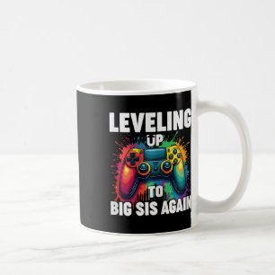 Promoted To Big Sister Gamer Levelling Up To Big S Coffee Mug