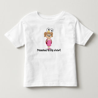 Promoted to big sister girl ladybug ruffle t-shirt