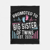 Promoted To Big Sister Of Twins Est 2026 Baby Show