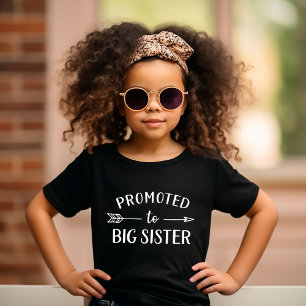 Promoted to Big Sister Pregnancy Announcement Baby T-Shirt