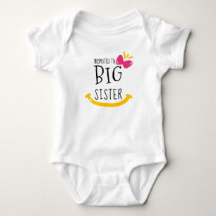 Promoted to BIG Sister T-shirt Baby Bodysuit