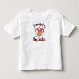 promoted to big sister toddler t-shirt