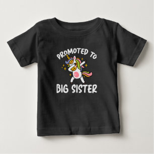 Promoted to Big Sister Unicorn Baby T-Shirt
