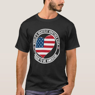 Promoted To Bro Best American Boy Kid World Okayes T-Shirt