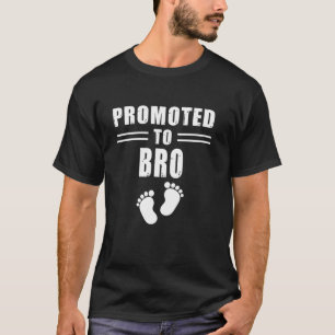 Promoted to BRO Funny For Pregnancy Announcement L T-Shirt