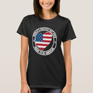 Promoted To Brother Best American Bro World Okayes T-Shirt