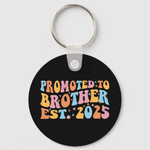 Promoted To Brother Est. 2025 III Keychain