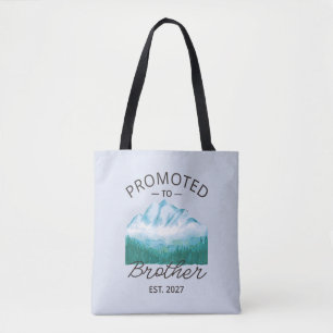 Promoted To Brother Est 2027 Big Brother VI Tote Bag